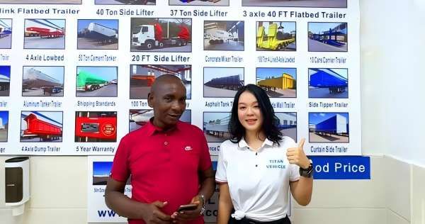 Un client de Madagascar est venu commander 5 plateaux à 3 essieux