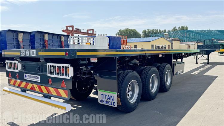 3 Axle Extendable Flatbed Trailer for Sale In Angola