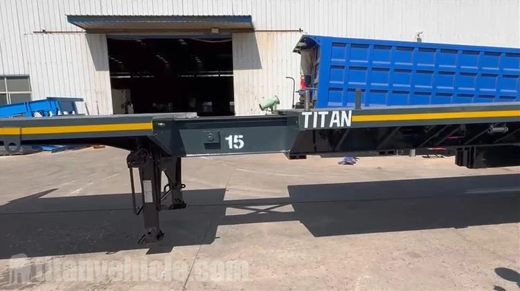3 Axle Extendable Flatbed Trailer for Sale In Angola