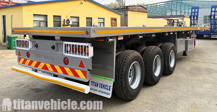 3 Axle 40 Ft Flatbed Trailer for Sale in Costa Rica