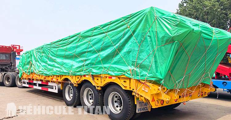 Remorque Porte Engin 3 Essieux &agrave; Vendre au B&eacute;nin