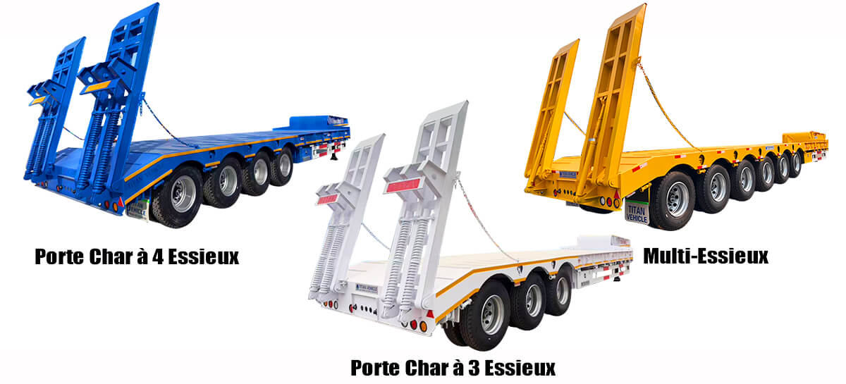 Titan Remorque Surbaiss&eacute;e &agrave; vendre | Prix ​​Porte Char &agrave; Vendre