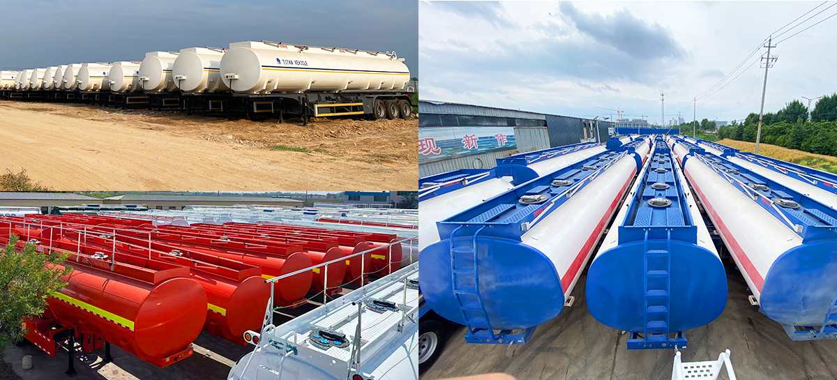 Semi Remorque Citerne &agrave; Carburant Titan 40000L / 45000L &agrave; Vendre au Mali