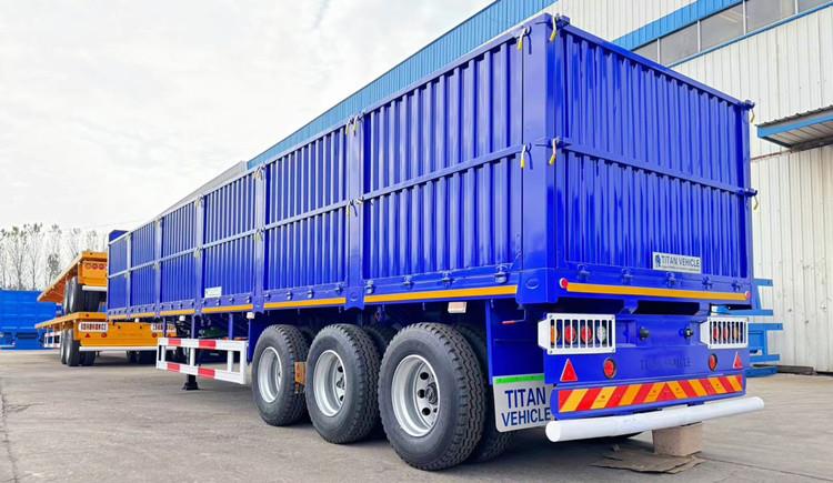 40FT Side Wall Semi Trailer for Sale in Angola