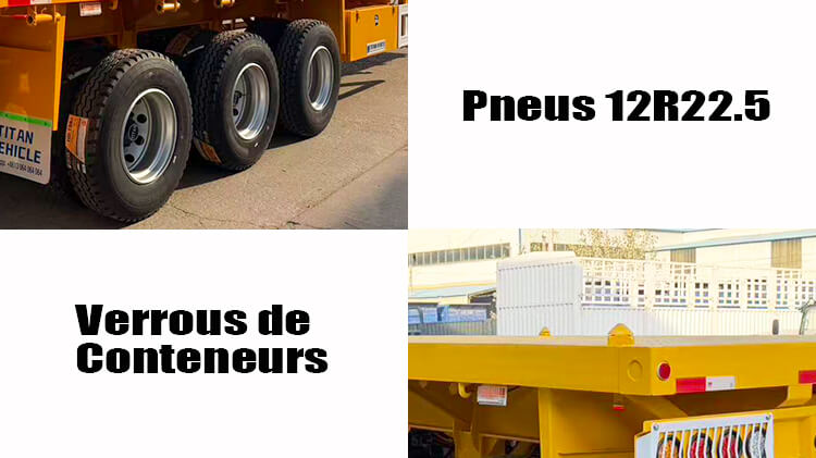 Remorque Plateau Camion 40 Pieds à Vendre au Congo
