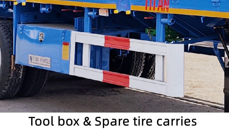 Camion-remorque à clôture à 3 essieux à vendre au Gabon