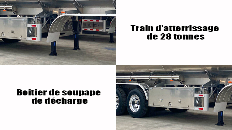 Semi Remorque Citerne Carburant en Aluminium à Vendre Au Sénégal