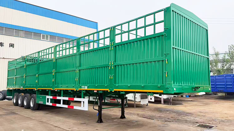 Semi Remorque porte-Clôture 4 Essieux à Prix d'usine en Vente au Togo