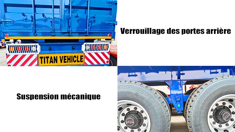 Semi Remorque Plateau Avec Ridelles à Vendre à Conakry Guinée