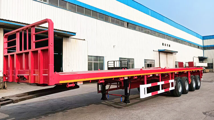 Camion Remorque Plateau 3 Essieux à vendre au Mali