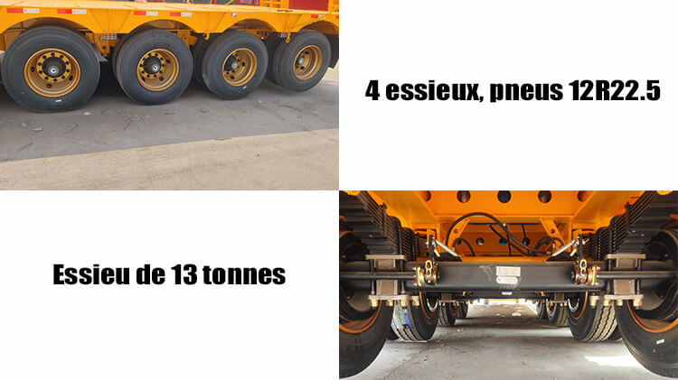 Semi Remorque Porte Engin à 4 Essieux Comet à Vendre en Tunisie