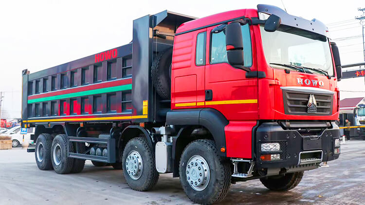 Sinotruk Howo Camion Benne 12 Roues 8x4 Prix en Cameroun