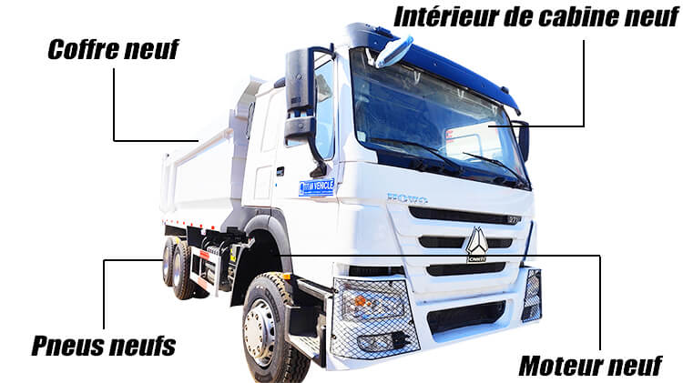 Camion Benne Sinotruk Howo 371 Occasion Prix au DR Congo