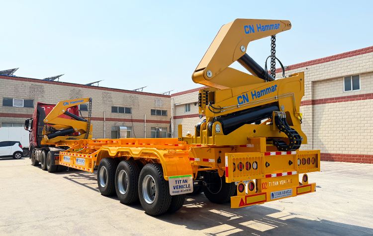 Semi Remorque Side Loader pour Conteneur CN Hammar à Vendre à Dakar Sénégal