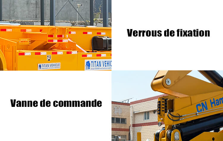 Semi Remorque Side Loader pour Conteneur CN Hammar à Vendre à Dakar Sénégal