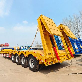 100 tonnes Porte Char Rampe Repliable Hydraulique
